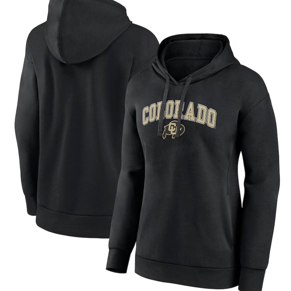 University of Colorado Boulder Black Hoodie Pullover Sweatshirt